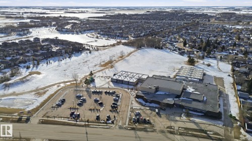 View of snowy aerial view - 48 Douglas Crescent, Leduc, AB - Outdoor With View