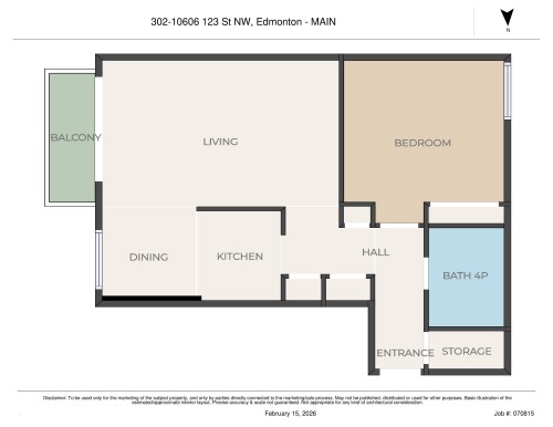 View of floor plan / room layout - 302 10606 123 Street, Edmonton, AB - Other