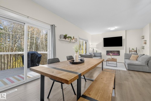 100 Meadowlink Common, Spruce Grove, AB - Indoor With Fireplace