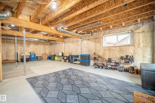 100 Meadowlink Common, Spruce Grove, AB - Indoor Photo Showing Basement