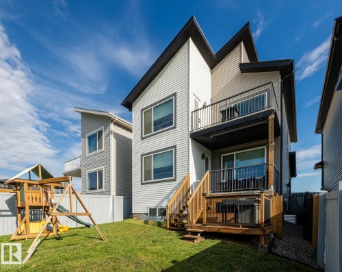 Rear view of house - 5 Starling, Fort Saskatchewan, AB 