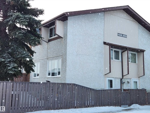 View of home's exterior with stucco siding - 6 14320 80 Street, Edmonton, AB - Outdoor With Exterior