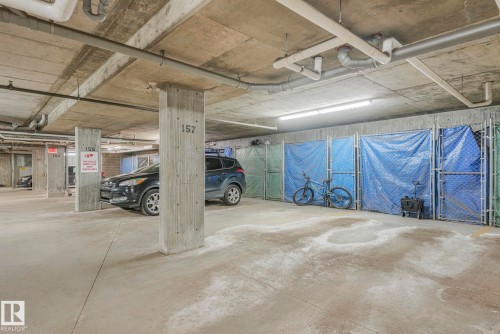 View of parking garage - 122 304 Ambleside Link Link, Edmonton, AB - Indoor Photo Showing Garage