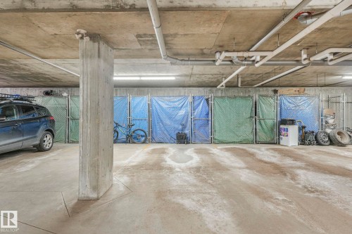 View of parking garage - 122 304 Ambleside Link Link, Edmonton, AB - Indoor Photo Showing Garage