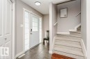 Foyer with stairs and a textured ceiling - 1381 Rutherford Road, Edmonton, AB  - Indoor Photo Showing Other Room 