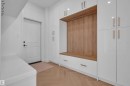 Mudroom featuring parquet floors - 463 Crystal Creek Link, Leduc, AB  - Indoor Photo Showing Other Room 