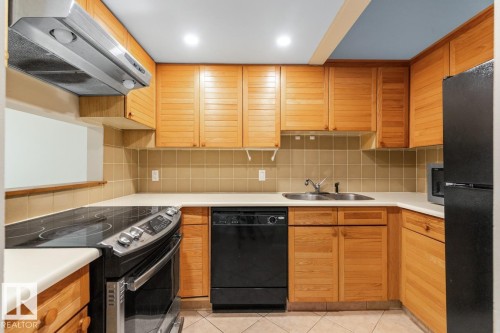 11122 83 Avenue, Edmonton, AB - Indoor Photo Showing Kitchen With Double Sink