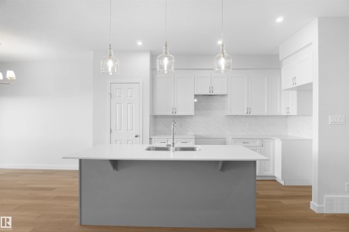 2124 210 Street, Edmonton, AB - Indoor Photo Showing Kitchen With Upgraded Kitchen