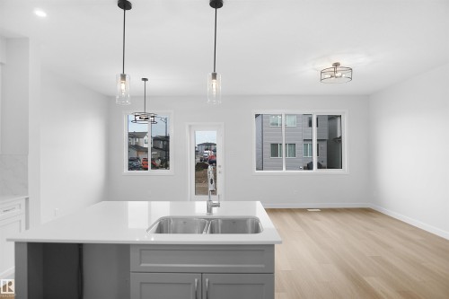 2241 194A Street, Edmonton, AB - Indoor Photo Showing Kitchen With Double Sink