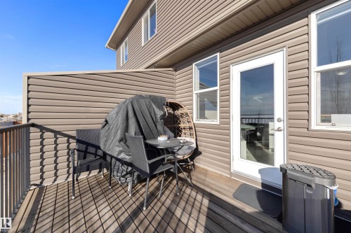 View of deck - 81 Richmond Link, Fort Saskatchewan, AB - Outdoor With Deck Patio Veranda With Exterior