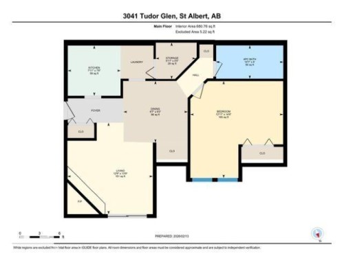 View of home floor plan - 3041 Tudor Glen, St. Albert, AB 