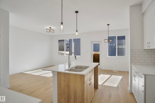 8464 183 Avenue, Edmonton, AB - Indoor Photo Showing Kitchen With Double Sink