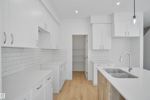 8464 183 Avenue, Edmonton, AB - Indoor Photo Showing Kitchen With Double Sink