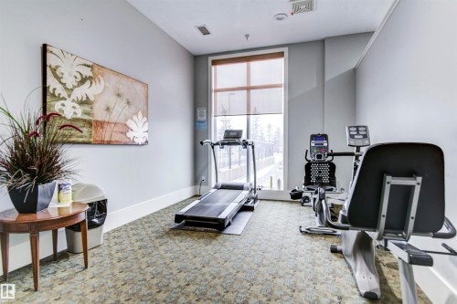 218 6608 28 Avenue, Edmonton, AB - Indoor Photo Showing Gym Room
