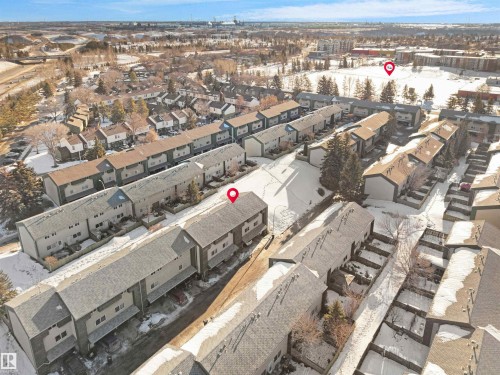 Aerial overview of property's location with nearby suburban area - 791 Abbottsfield Road, Edmonton, AB - Outdoor With View