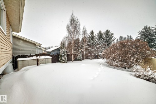 View of yard layered in snow - 5308 20 Avenue, Edmonton, AB - Outdoor