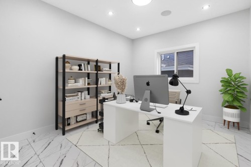 5804 Soleil Boulevard, Beaumont, AB - Indoor Photo Showing Office