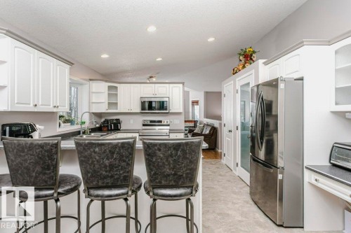 4408 Miller Drive, Onoway, AB - Indoor Photo Showing Kitchen With Stainless Steel Kitchen