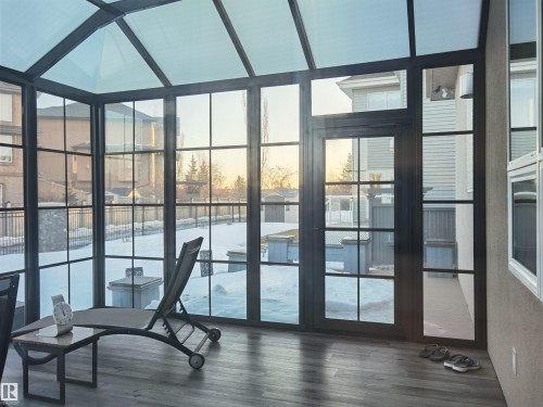 View of sunroom / solarium - 169 Callaghan Drive, Edmonton, AB - Indoor Photo Showing Other Room