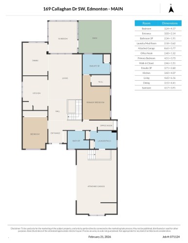 View of property floor plan - 169 Callaghan Drive, Edmonton, AB - Other