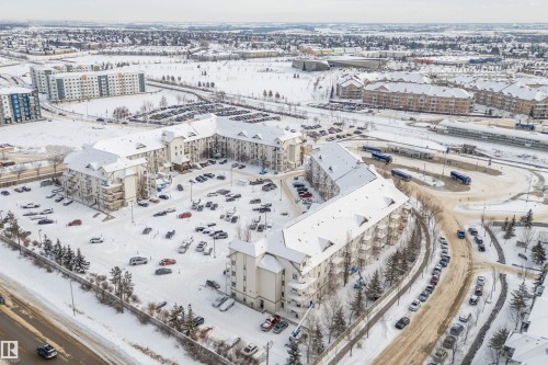 View of snowy aerial view - 2407 320 Clareview Station Drive, Edmonton, AB - Outdoor With View