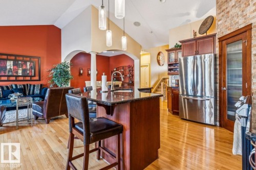 stainless steel appliances - 38 3003 34 Avenue, Edmonton, AB - Indoor Photo Showing Kitchen With Stainless Steel Kitchen With Upgraded Kitchen