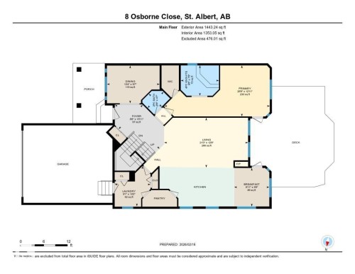 View of floor plan / room layout - 8 Osborne Close, St. Albert, AB - Other