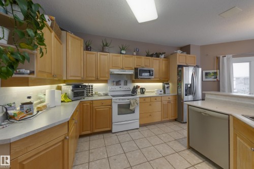 132 Leigh Crescent, Edmonton, AB - Indoor Photo Showing Kitchen