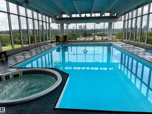 1012 9918 101 Street, Edmonton, AB - Indoor Photo Showing Other Room With In Ground Pool