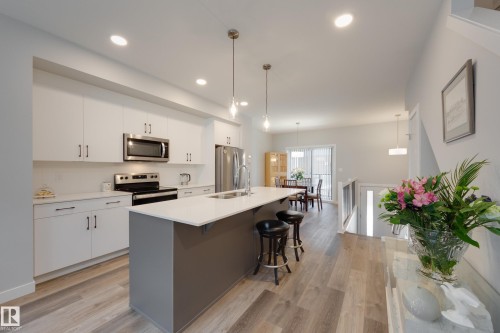 34 1729 Keene Crescent, Edmonton, AB - Indoor Photo Showing Kitchen With Upgraded Kitchen