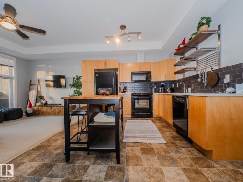 310 10808 71 Avenue, Edmonton, AB - Indoor Photo Showing Kitchen