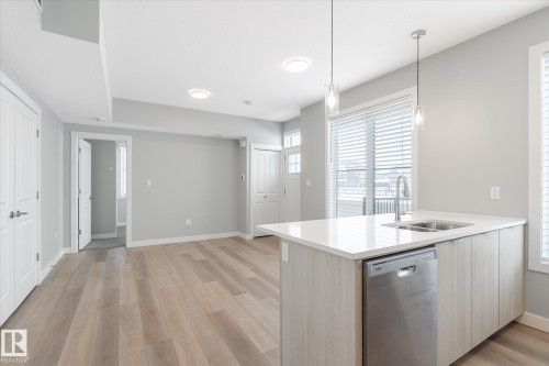 42 6905 25 Avenue, Edmonton, AB - Indoor Photo Showing Kitchen With Double Sink