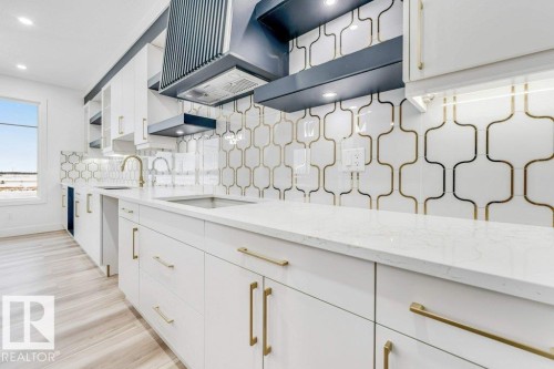 219 Crystal Creek Drive, Leduc, AB - Indoor Photo Showing Kitchen