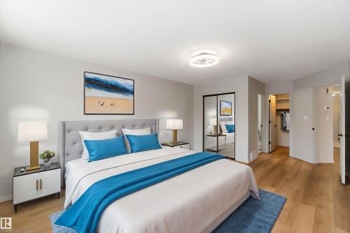 Virtually Staged - 1034 Carter Crest Road, Edmonton, AB - Indoor Photo Showing Bedroom