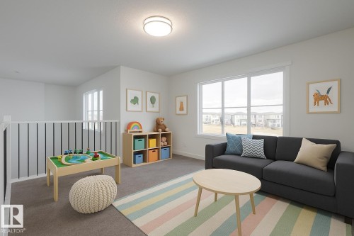 7805 Kipnes Link, Edmonton, AB - Indoor Photo Showing Living Room