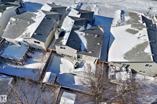 View of snowy aerial view - 7011 190B Street, Edmonton, AB - Outdoor