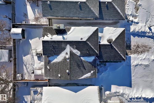 View of snowy aerial view - 7011 190B Street, Edmonton, AB - Outdoor