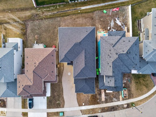 Aerial view of residential area - 4406 Triomphe Close, Beaumont, AB - 