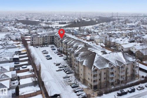 View of snowy aerial view - 407 2305 35A Avenue, Edmonton, AB - Outdoor