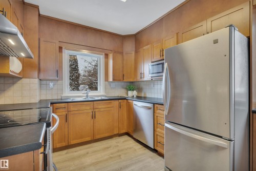 13320 109A Avenue, Edmonton, AB - Indoor Photo Showing Kitchen With Double Sink