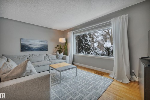 13320 109A Avenue, Edmonton, AB - Indoor Photo Showing Living Room