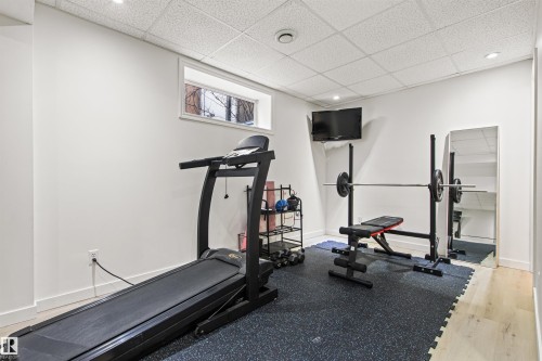 16 Desevigny Place, St. Albert, AB - Indoor Photo Showing Gym Room