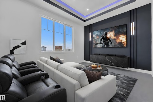 3602 44 Avenue, Beaumont, AB - Indoor Photo Showing Living Room