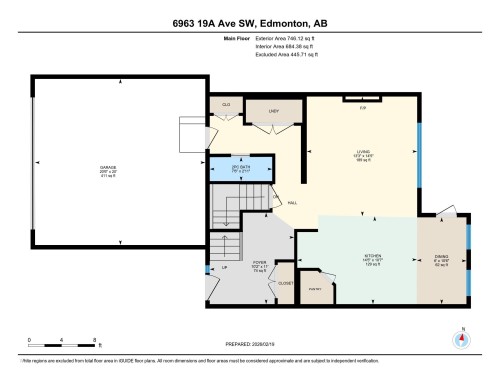 View of home floor plan - 6963 19A Avenue, Edmonton, AB - Other