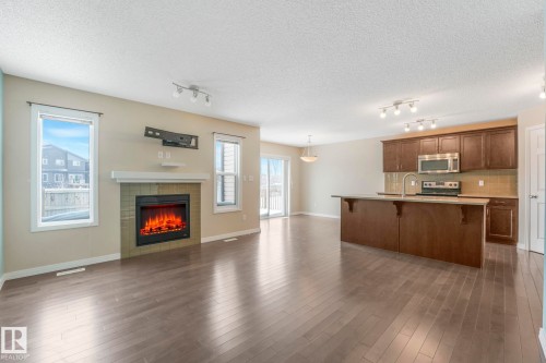 17535 13 Avenue, Edmonton, AB - Indoor With Fireplace