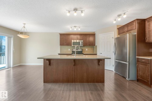 17535 13 Avenue, Edmonton, AB - Indoor Photo Showing Kitchen With Upgraded Kitchen
