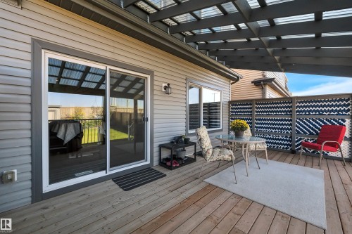 Deck featuring a grill - 157 Larch Crescent, Leduc, AB - Outdoor With Deck Patio Veranda With Exterior