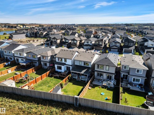 Aerial view of residential area - 157 Larch Crescent, Leduc, AB - Outdoor