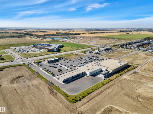 Aerial view of property's location - 157 Larch Crescent, Leduc, AB - Outdoor With View