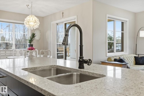 120 1144 Adamson Drive, Edmonton, AB - Indoor Photo Showing Kitchen With Double Sink